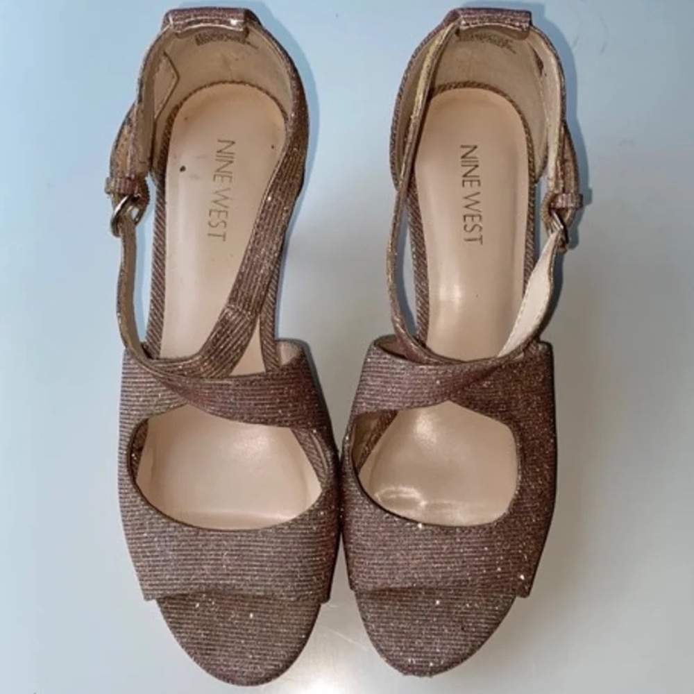 Nine West sparkly heels